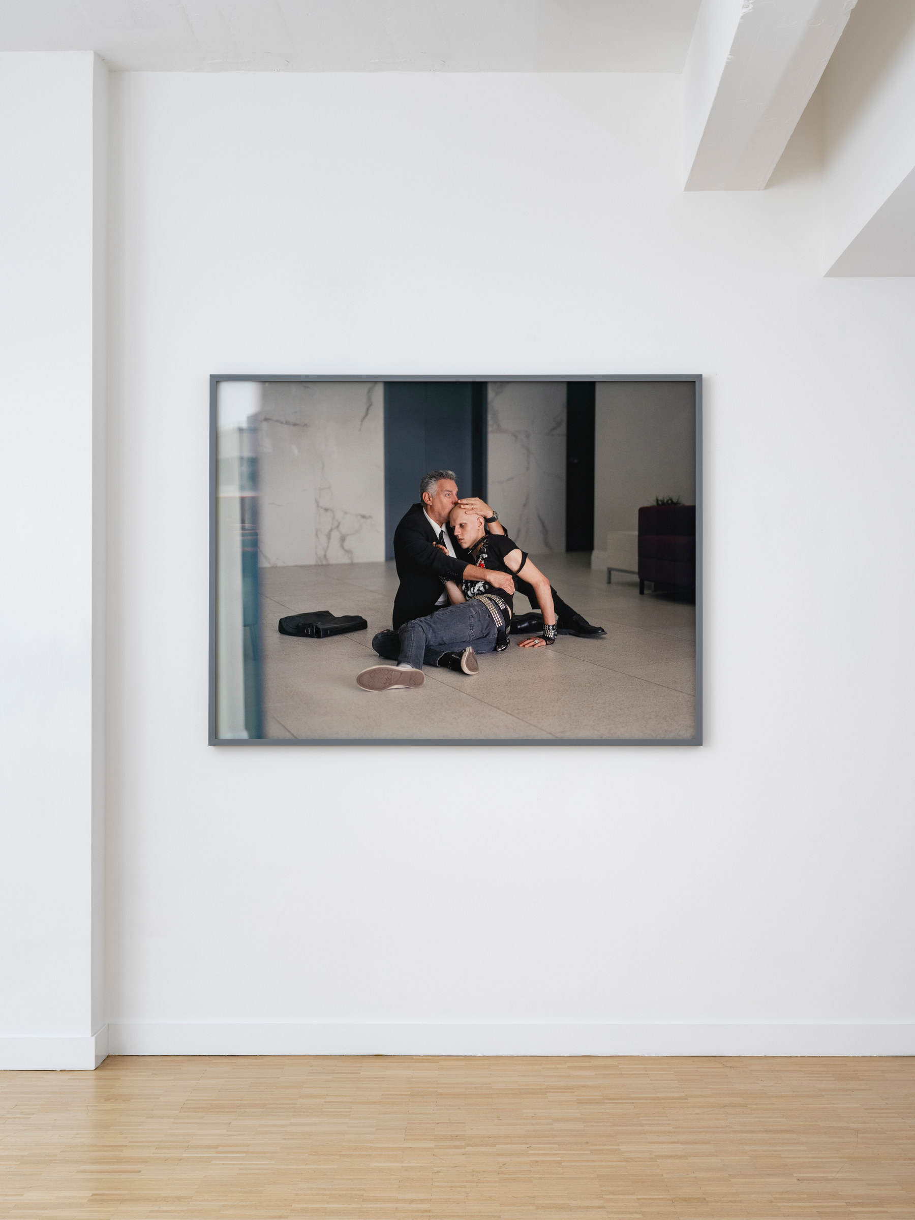 Father and Son, installation view 3