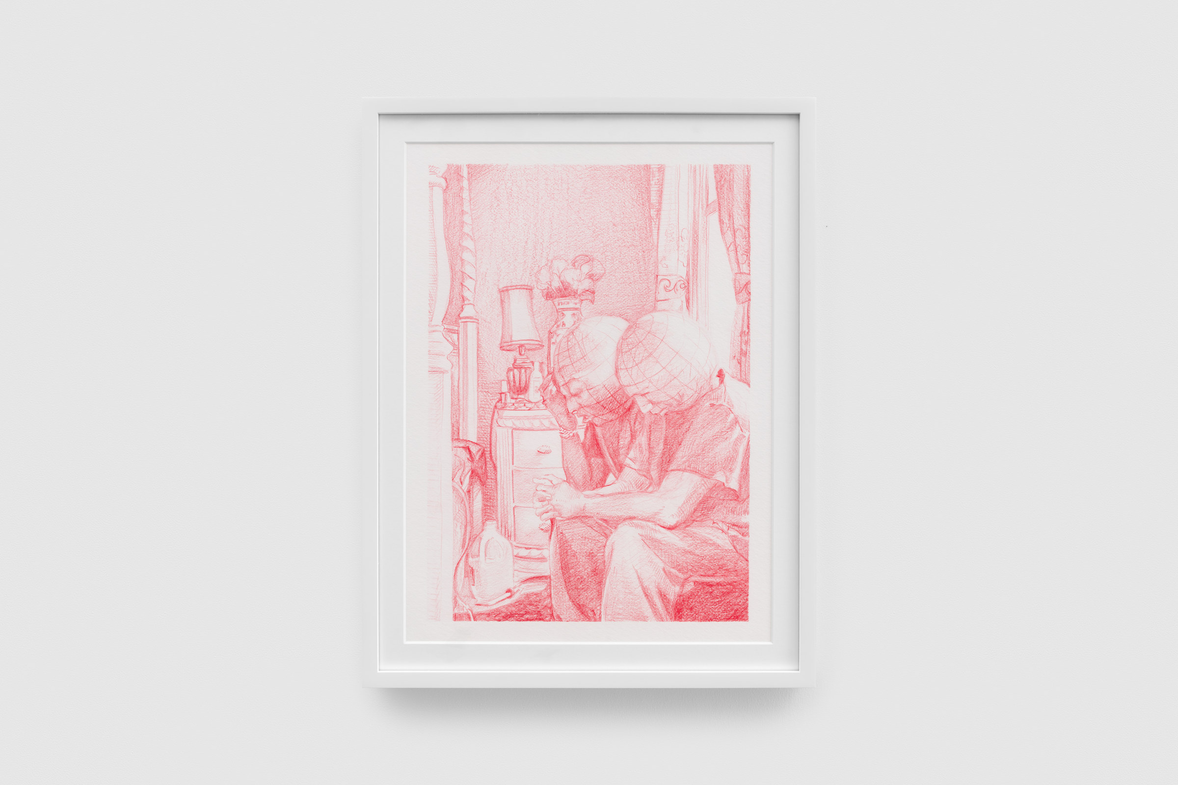 Trio, 2020. Colored pencil on paper. 38.1 × 27.94 cm